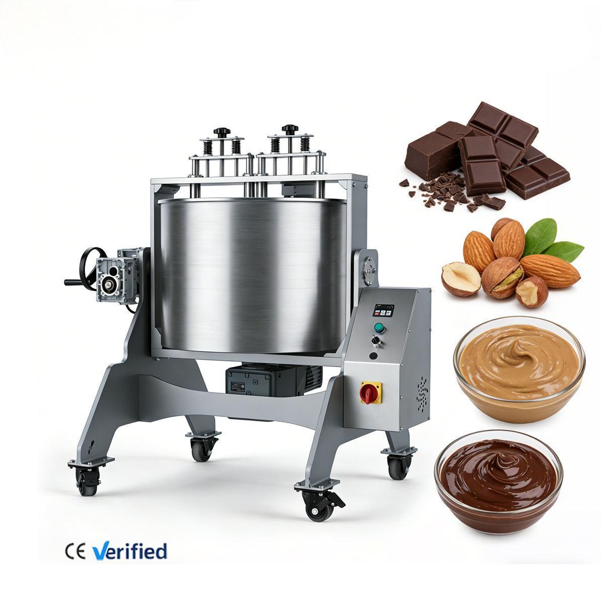5.5KG-100KG WNJchocolate melanger machine cocoa stone milling machine for sale