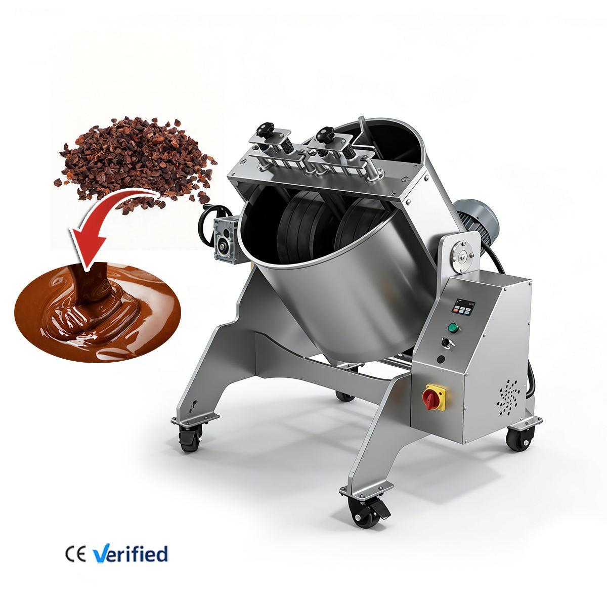 5.5KG-100KG WNJchocolate melanger machine cocoa stone milling machine for sale