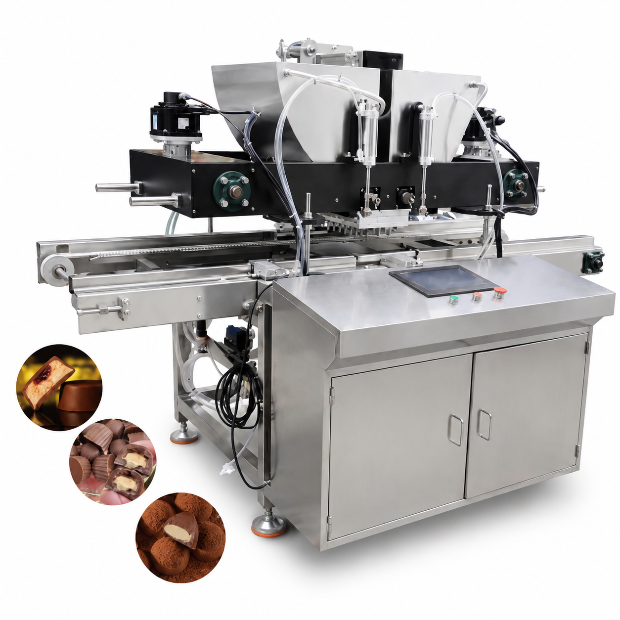 WNJ Semi-Automatic Chocolate Depositor Machine for Filled Chocolate & Molded Chocolate Production