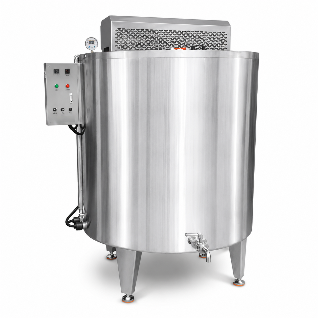 WNJ Chocolate Insulation Tank with Heating & Stirring System | 304 Stainless Steel Chocolate Holding Tank for Continuous Production
