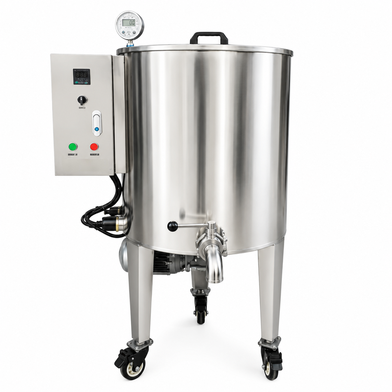 WNJ Chocolate Insulation Tank with Heating & Stirring System | 304 Stainless Steel Chocolate Holding Tank for Continuous Production