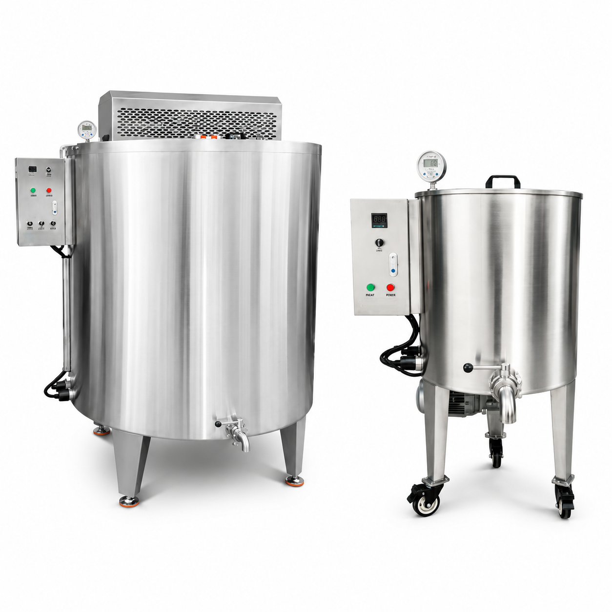 WNJ Chocolate Insulation Tank with Heating & Stirring System | 304 Stainless Steel Chocolate Holding Tank for Continuous Production