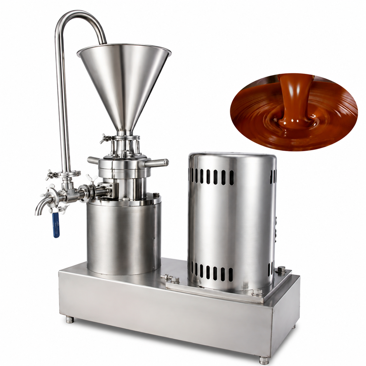 WVJ Industrial Colloid Mill for Chocolate, Food & Liquid Processing | High Efficiency Grinding Machine